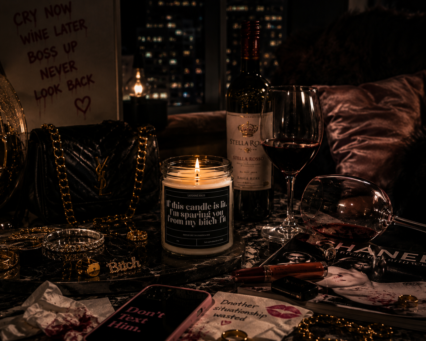 "If This Candle Is Lit, I'm Sparing You"